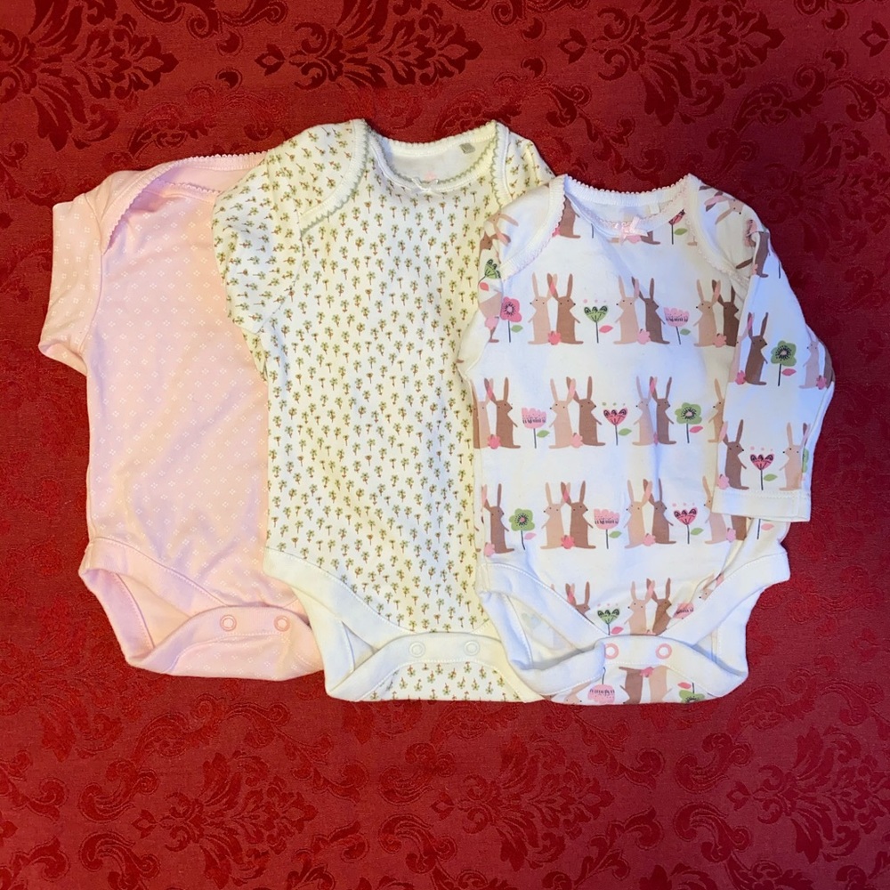Baby Girl Long-Sleeve Bodysuit Set